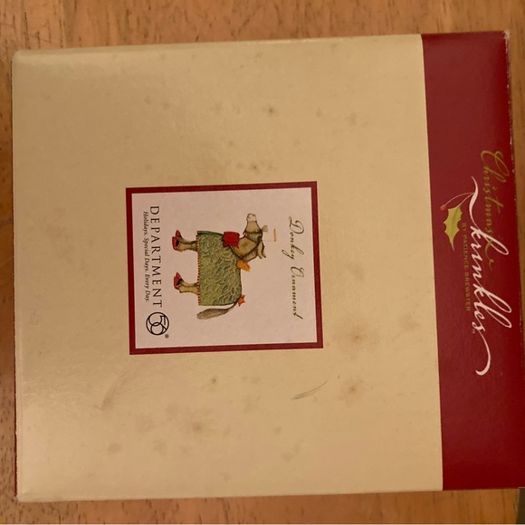 Patience Brewster Dept 56 Krinkles Donkey Ornament • Collectible w/ Box - Picture 7 of 8